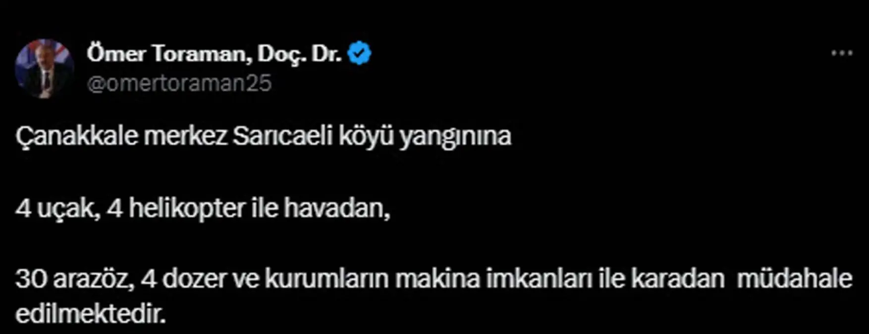 canakkalede yanginla mucadele KWAn8W1K