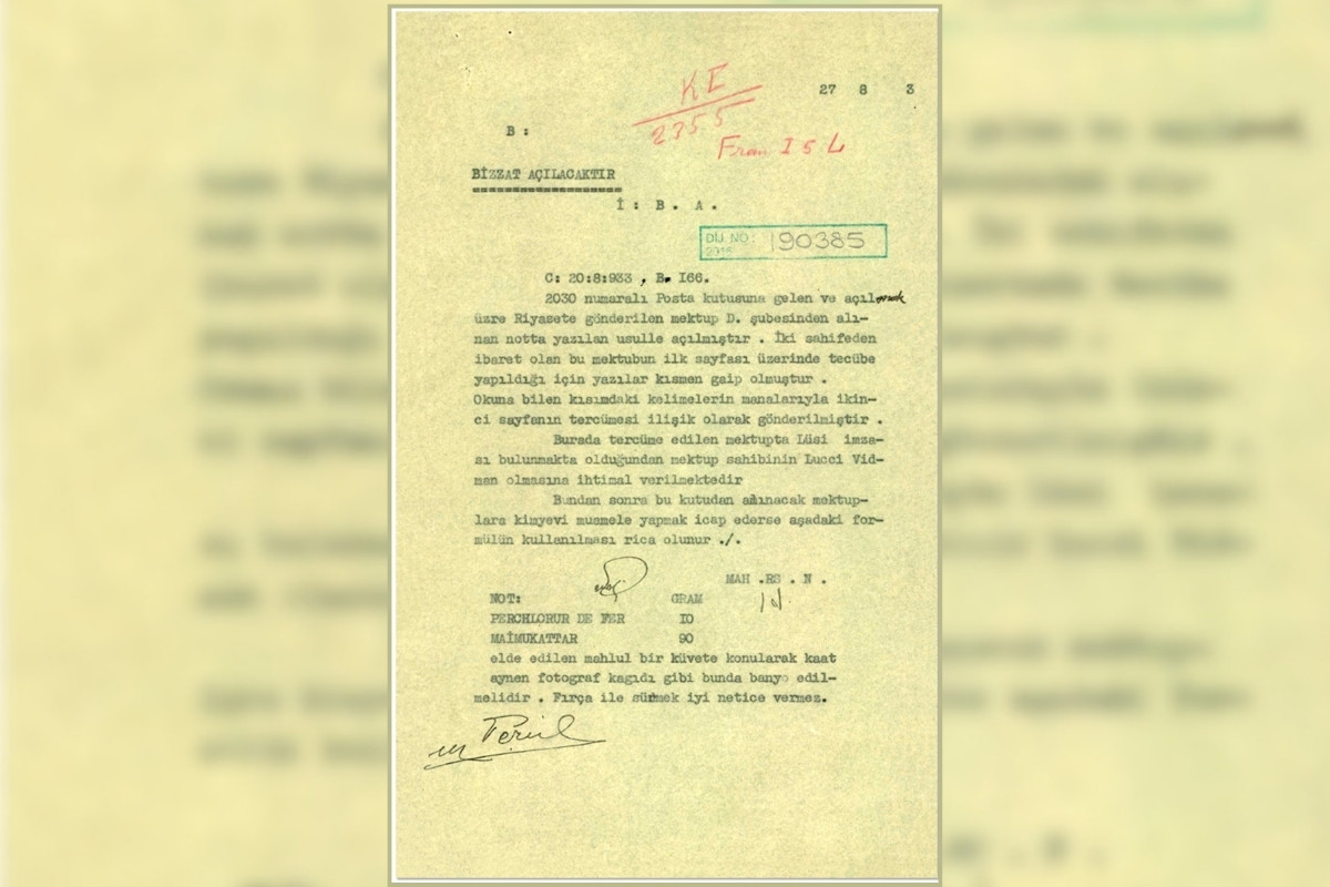 MİT’in 93 yıllık ‘gizli belge’ formülü ortaya çıktı Haber gorseli
