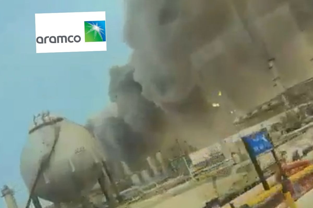 İran destekli Husiler, Suudi Arabistan’da Aramco tesislerini füze ve İHA’larla vurdu Haber gorseli